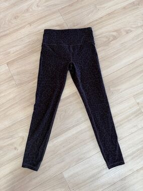 Athleta Leopard Print Ultra High Rise Elation Leggings Small